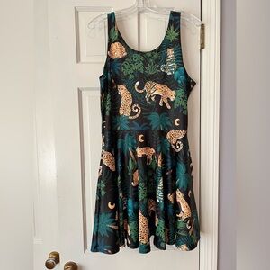 BlackMilk Jungle Kitteh (Kitty) Scoop Slater Dress